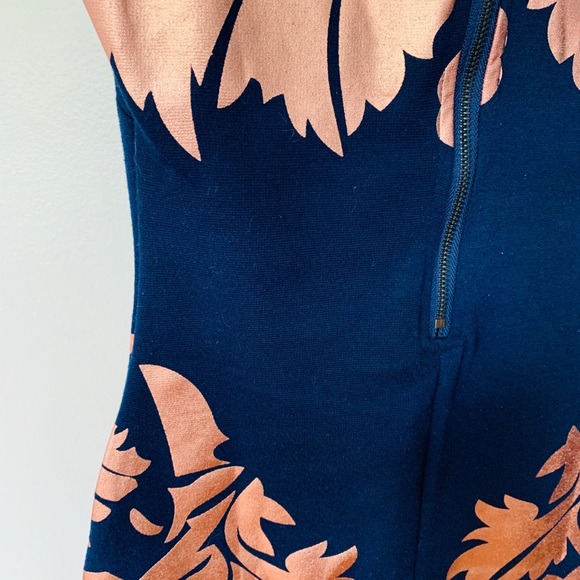 Nasty Gal mini dress with rose gold leaf - Picture 10 of 11